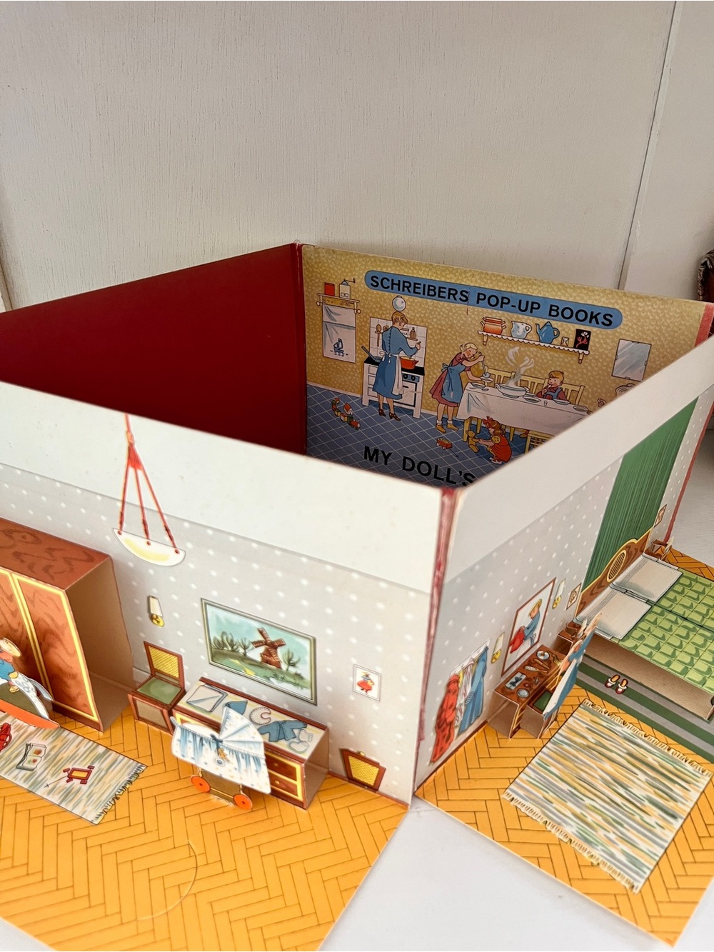 Vintage Schreiber Pop-Up Book My Dolls House 1950s